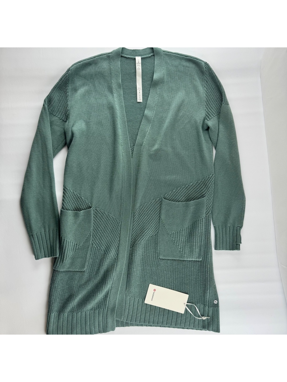 Lululemon Sincerely Yours Wrap Sweater Cardigan Size Small NWT Teal